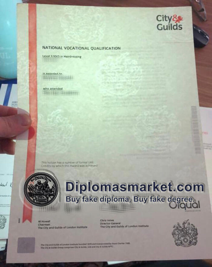 How much to buy City and Guilds certificate? fake City and Guilds certificate online.