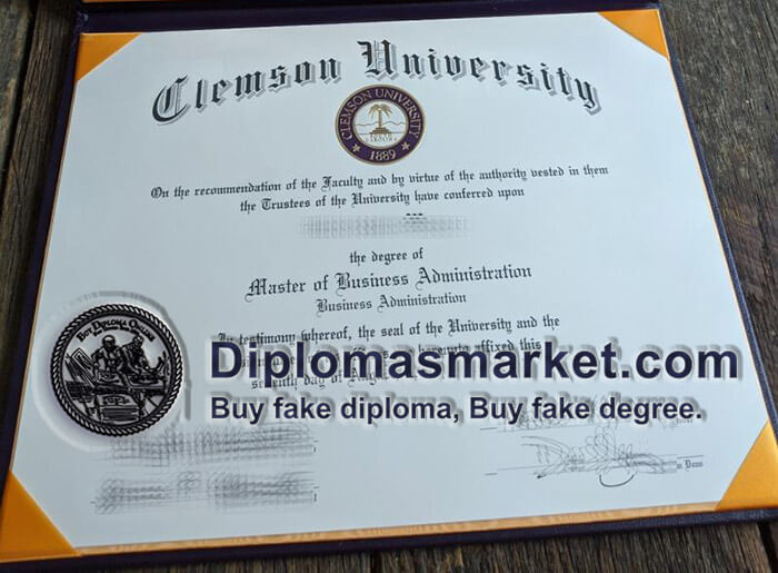 Clemson University degree, buy Clemson University certificate online.