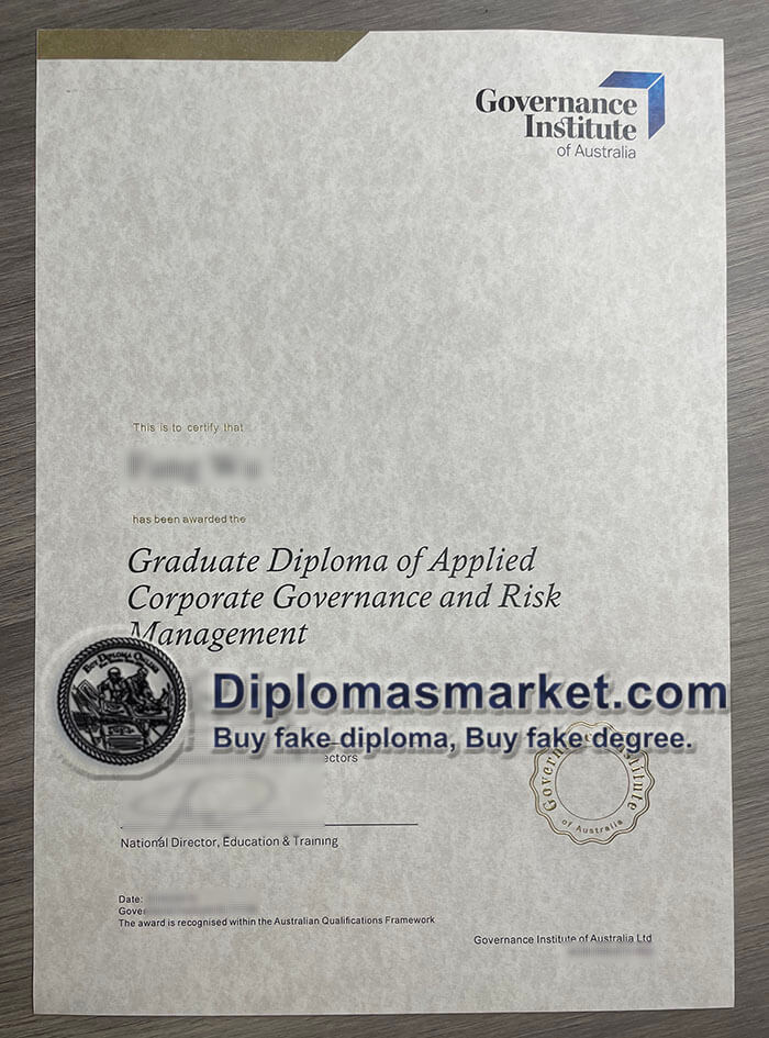 Buy Governance Institute of Australia diploma, buy GIA fake diploma online.