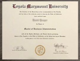 Are you looking for a Loyola Marymount University diploma?