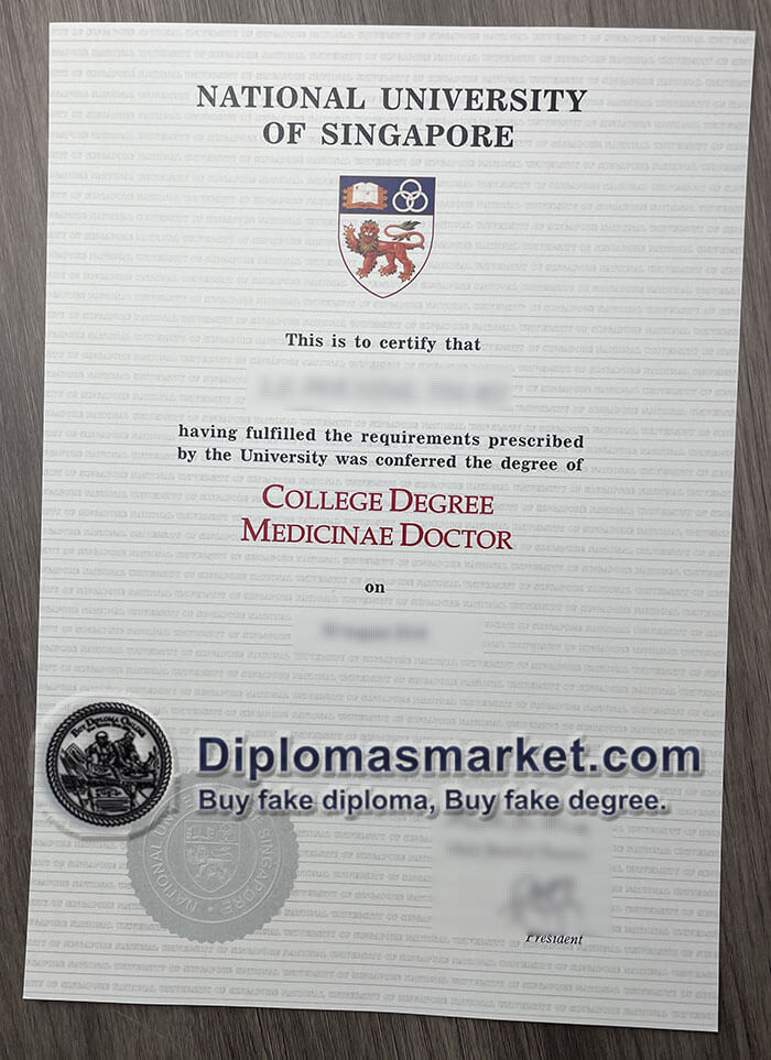 Where to buy National University of Singapore fake diploma? buy NUS fake degree online.