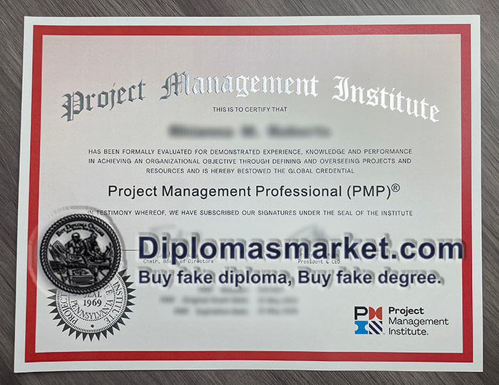 How to buy PMP fake certificate? buy PMP certificate online.