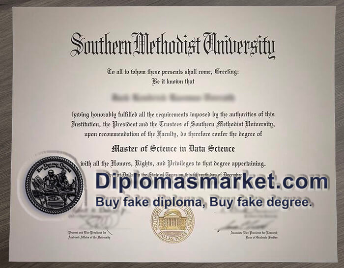 Order Southern Methodist University diploma, buy SMU fake degree. diploma sample.