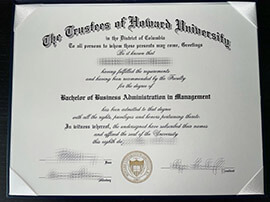 Order Fake Howard University Diploma Certificates Safely.