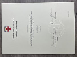 How to buy Fake University College London diploma?