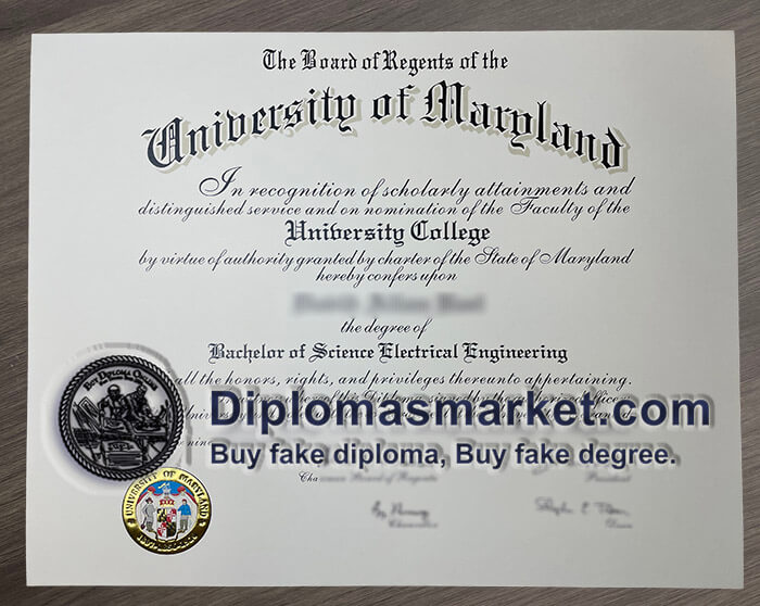 University of Maryland diploma, buy University of Maryland degree online.