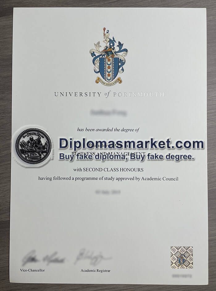 buy University of Portsmouth diploma, buy University of Portsmouth degree online.
