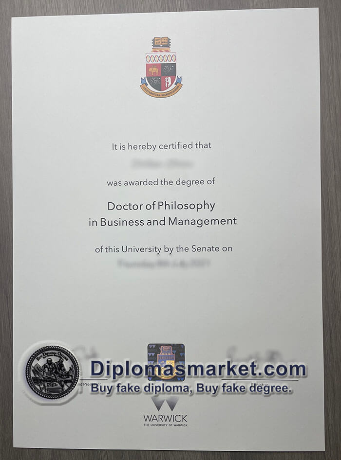 Buy University of Warwick diploma, fake University of Warwick degree.