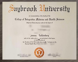 Can I get Saybrook University Diploma?