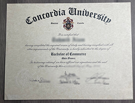 Fake Concordia University Diploma for Sale