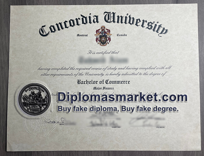 Buy Concordia University diploma, buy Concordia University degree.