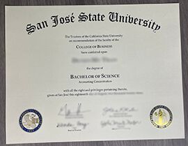 How to Apply San Jose State University Fake Diploma?