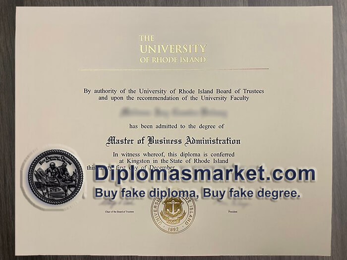 Order URI diploma, buy fake University of Rhode Island degree online.