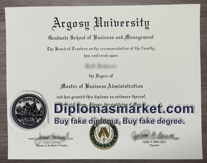 Order Argosy University diploma, make Argosy University degree.