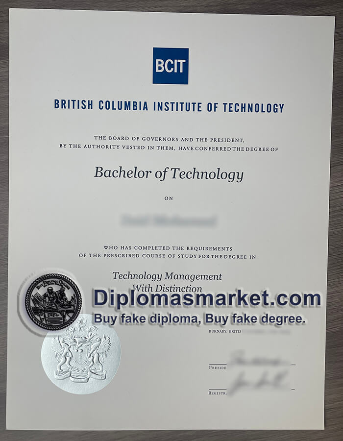 How to buy BCIT certificate?