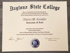 Where to buy fake Daytona State College diploma?