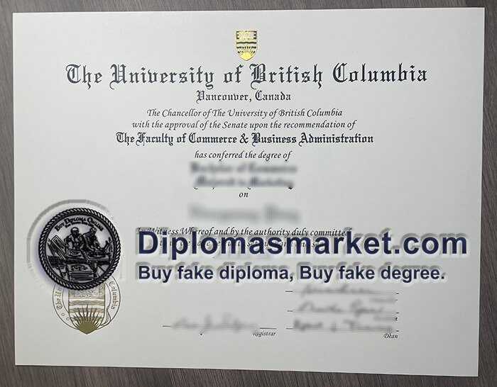 How long will it take University of British Columbia fake diploma? buy UBC degre