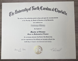 Can I buy UNC Charlotte fake diploma online?