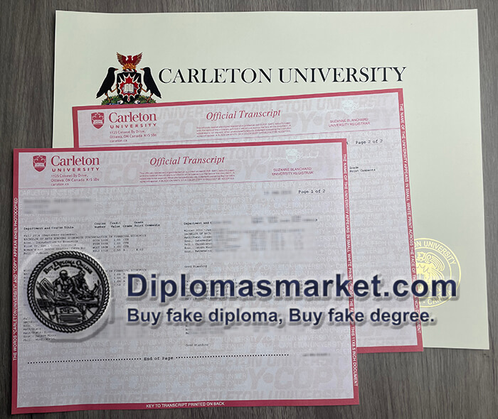 Where to buy Carleton University diploma? buy Carleton University transcript online.