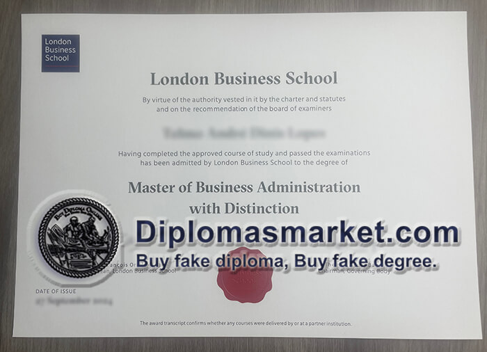 Order London Business School diploma, buy LBS degree online.