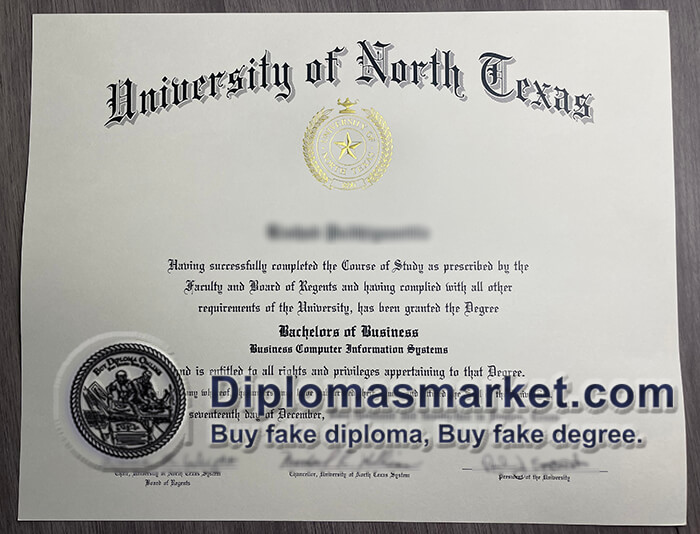 Buy University of North Texas diploma, buy UNT fake degree online.