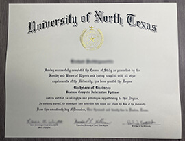 Where to Order University of North Texas Fake Diploma?