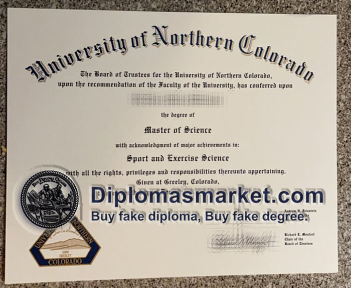Buy University of Northern Colorado diploma, buy UNC fake degree online.