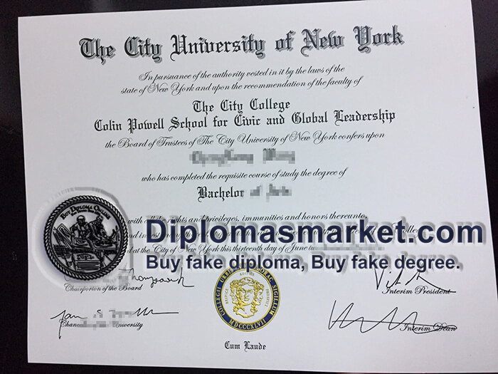 Buy CUNY diploma, make City University of New York degree online.