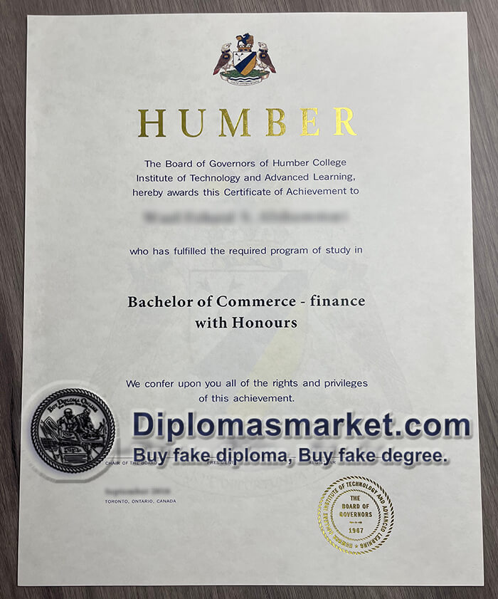 Where to order Humber College diploma? buy fake Humber College degree online.