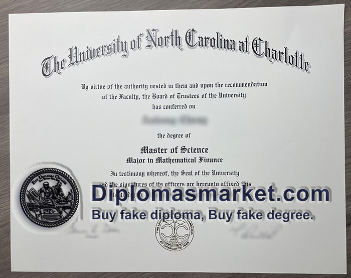 Order University of North Carolina at Charlotte Certificate? buy UNCCC diploma.