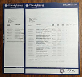 UC Berkeley Extension diploma