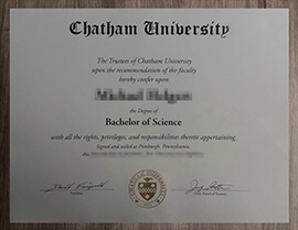 How to buy a fake Chatham University degree certificate?