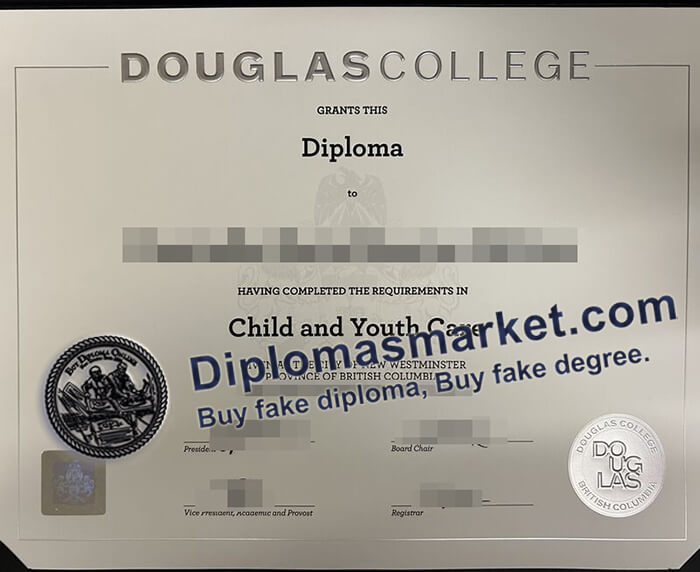 buy Douglas College diploma