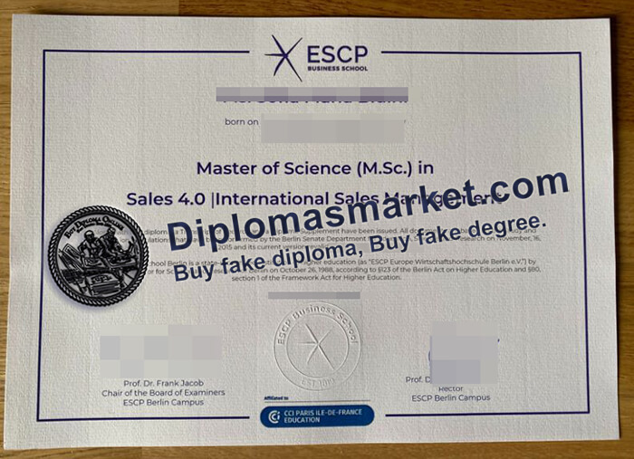 ESCP Business School degree