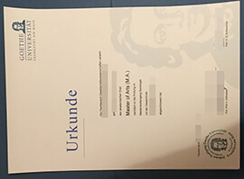 How to get an Goethe University Frankfurt diploma easily?