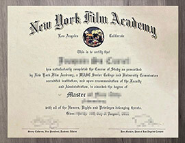 Order a New York Film Academy diploma online, Buy NYFA degree.