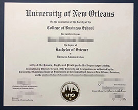 Where to order fake University of New Orleans diploma?