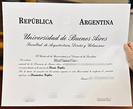 How long to order a University of Buenos Aires degree?
