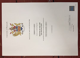 How much to Order a University of Plymouth degree online?