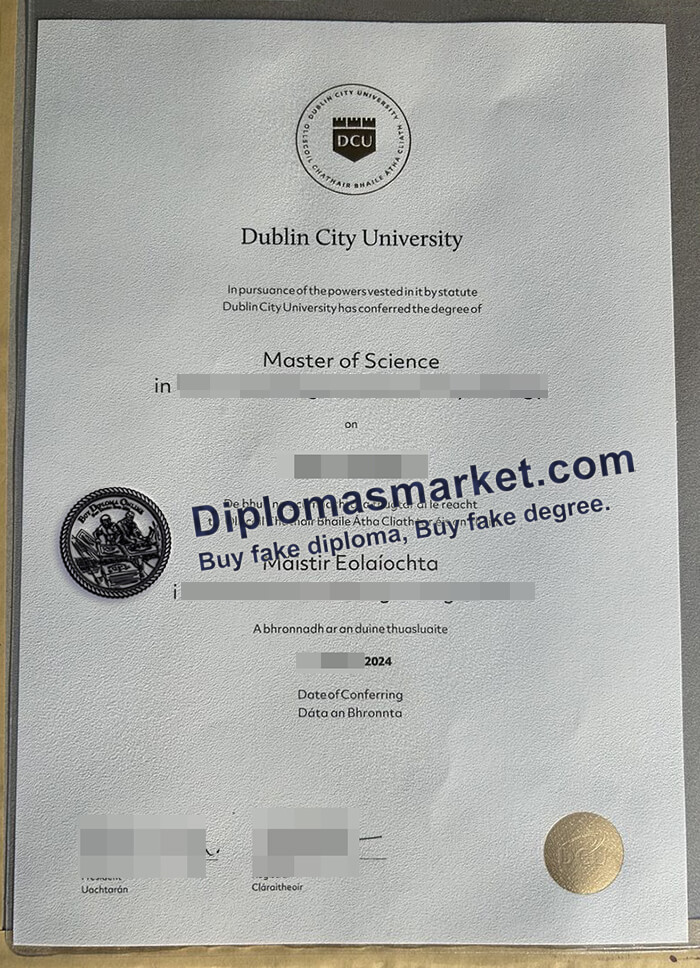 Order a DCU diploma