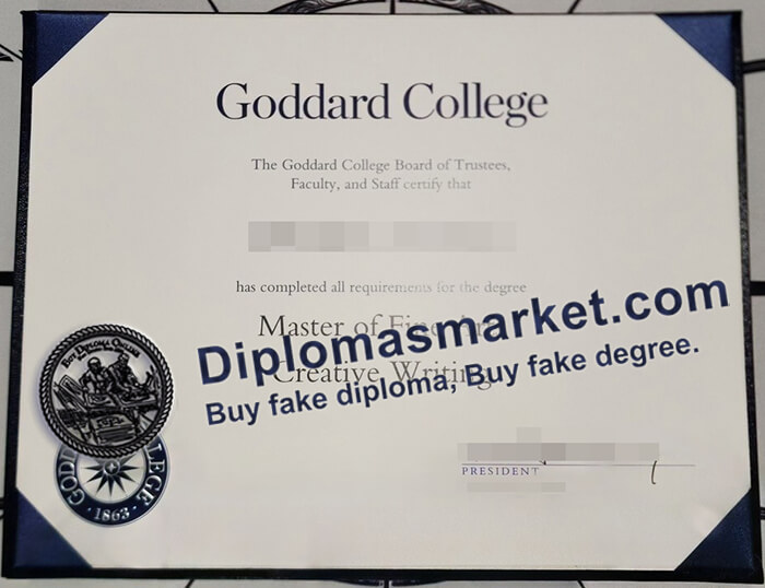 Goddard College diploma