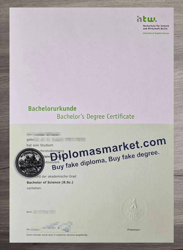 Hochschule für Technik und Wirtschaft Berlin diploma