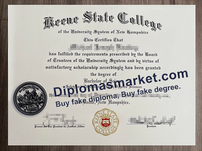 Keene State College diploma