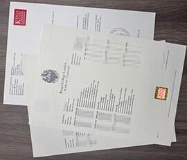 Buy KCL transcript and Confirmation of Completion of Studies
