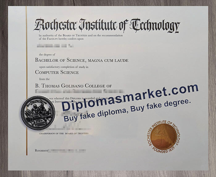 Rochester Institute of Technology diploma