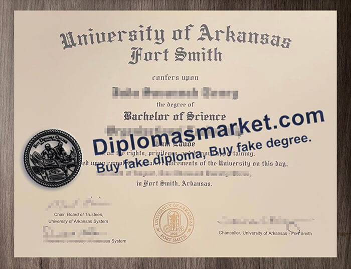 University of Arkansas Fort Smith diploma