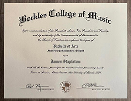 Ways to order a Berklee College of Music degree in 2025.