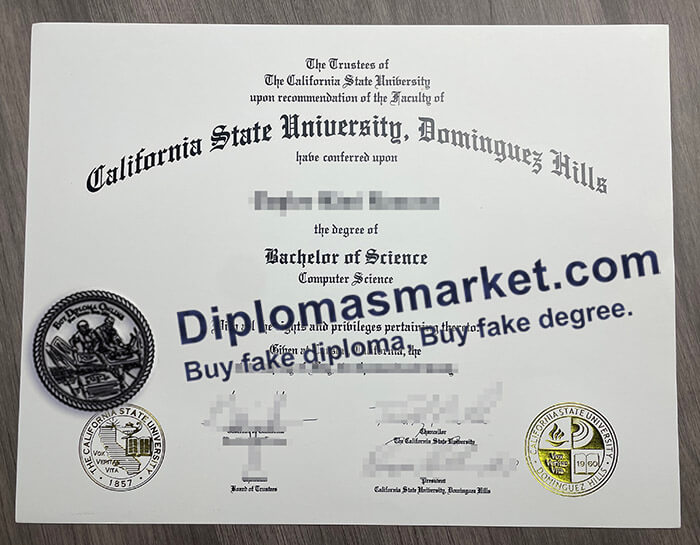 Cal State Dominguez Hills diploma
