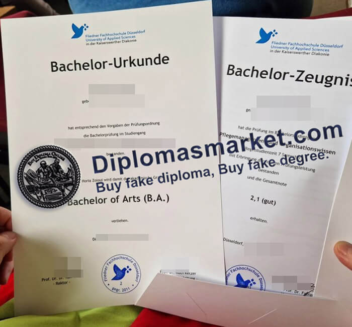 Fliedner Fachhochschule Düsseldorf Zeugnis