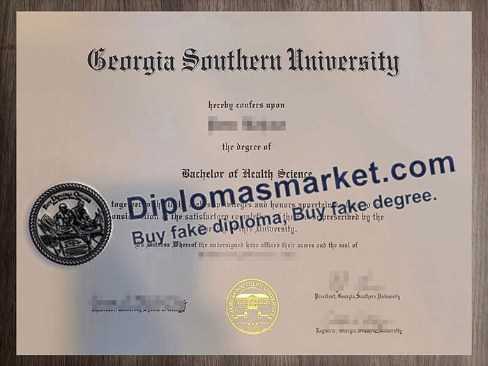 Georgia Southern University diploma